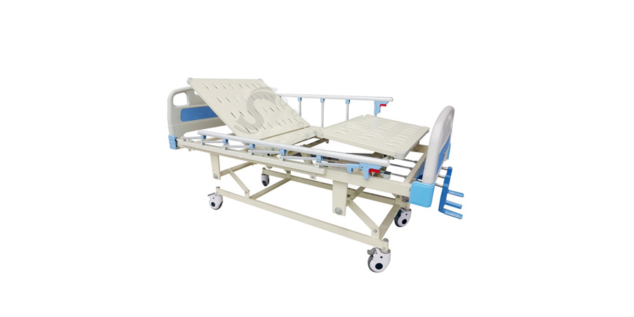 ABS手動三搖護理床SLV-B4030 ABS Hospital Bed with Three Cranks