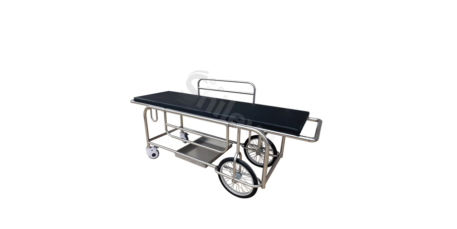 不銹鋼擔(dān)架車SLV-B4307S Stainless-steel Stretcher with Four Castors